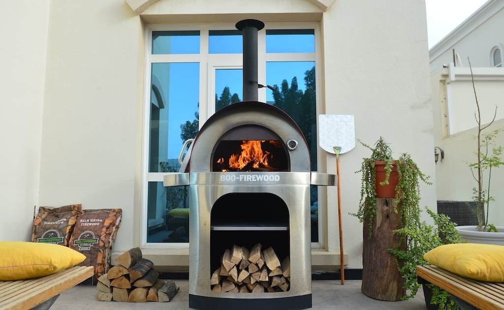 Pizza Oven La Hacienda 800 Firewood Stainless Steel Range